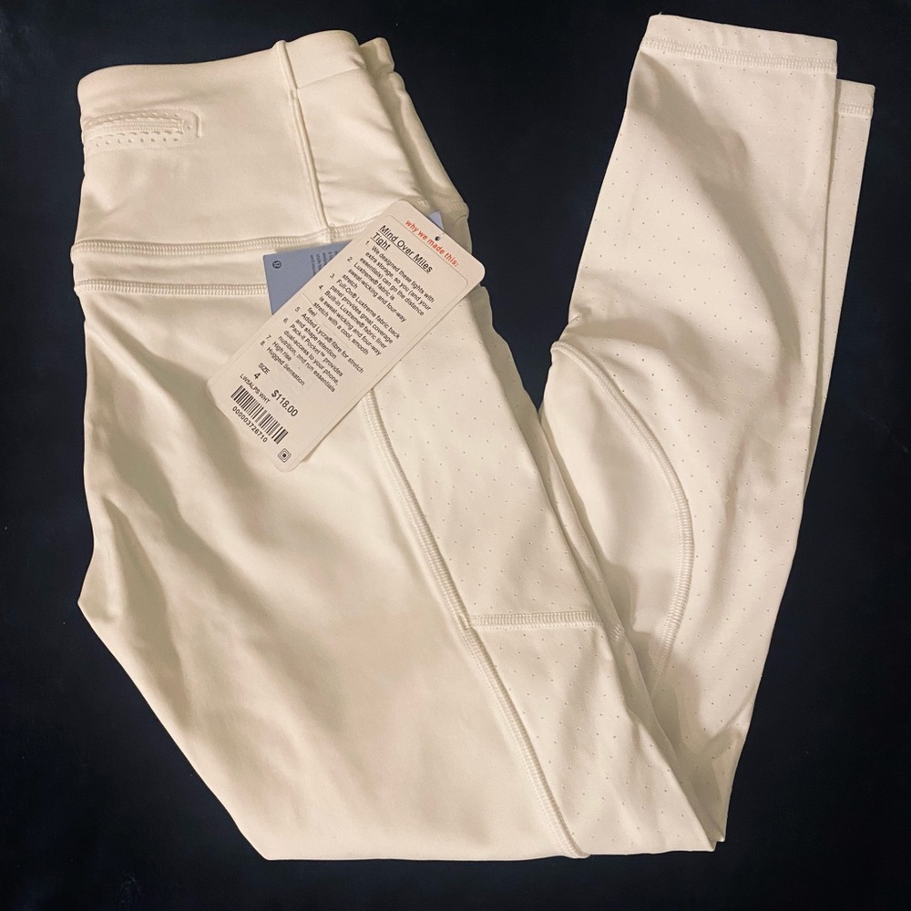 White brand new lululemon leggings